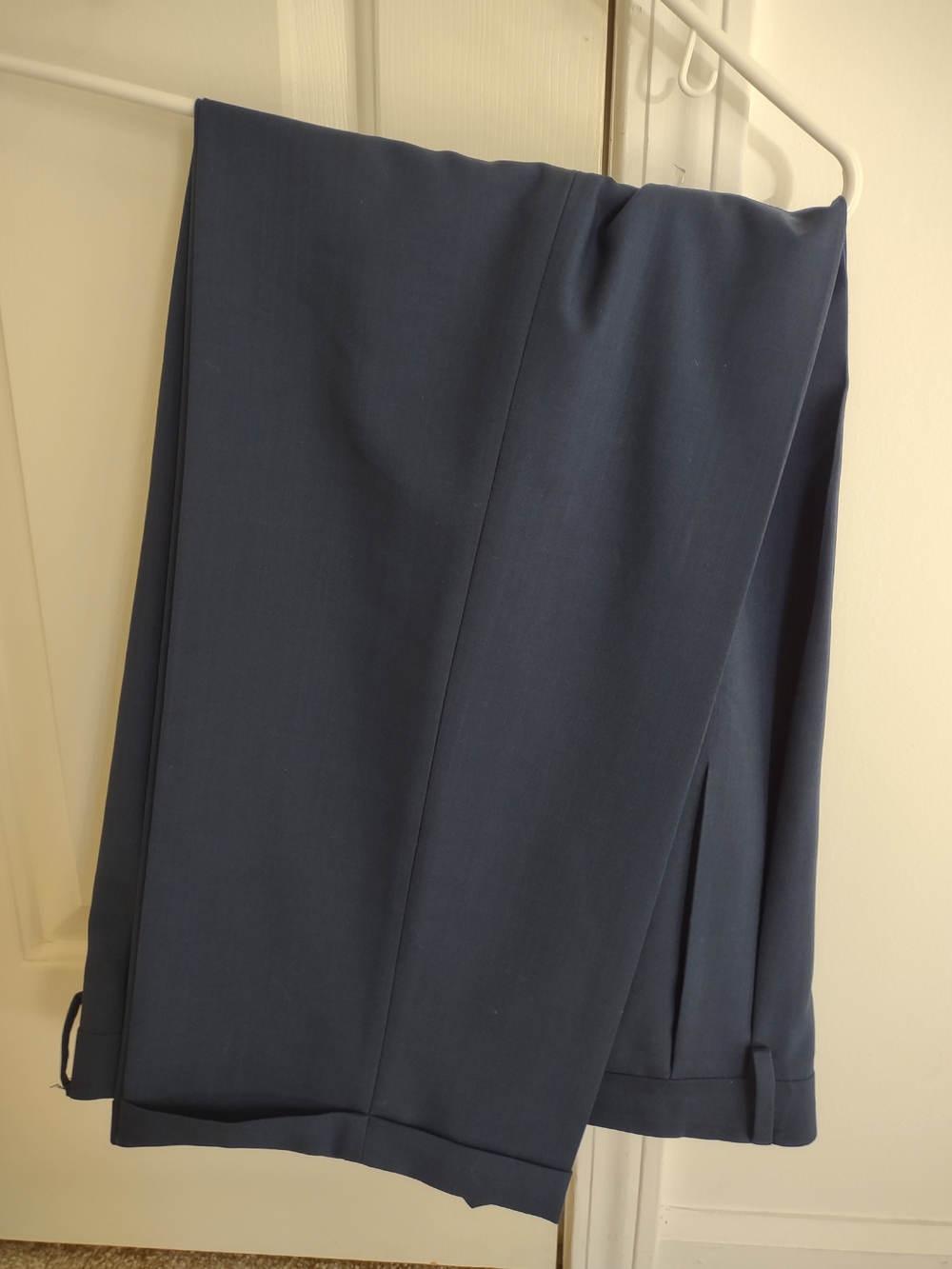 Haggar Men's Dark Blue Dress Slacks